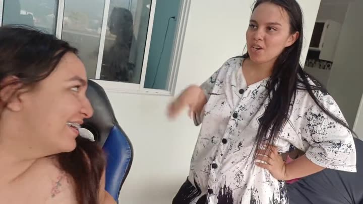 Luna Masturbates And Gets Caught Watching Andrea And Esther's Videos